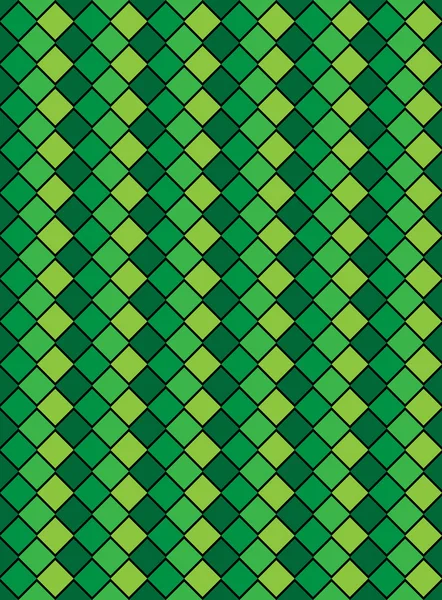 Vector eps8, verde abigarrado patrón de textura de papel pintado estilo serpiente de diamante . — Archivo Imágenes Vectoriales