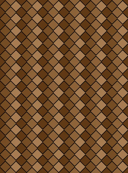 Vector eps8, brown bonte diamant slangenpatroon stijl behang textuur. — Stockvector