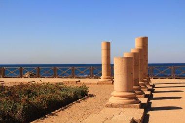 Herods Promontory Palace Caesarea Maritima Milli Parkı'nda