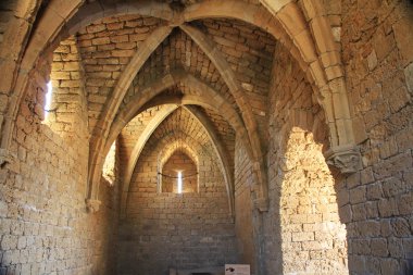 Haçlılar giriş Caesarea Maritima Milli Parkı'nda