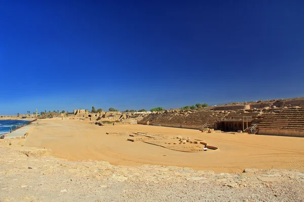 Hippodrom im caesarea maritima Nationalpark — Stockfoto