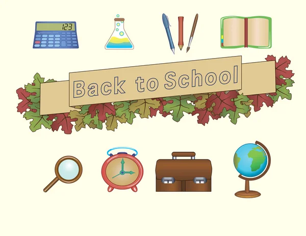 Back to School — Stock Vector