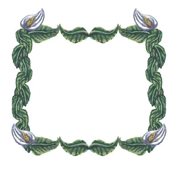 Anthurium Frame — Stockvector