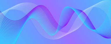 Dinamik şekil kompozisyonu. Minimum geometrik arkaplan. Parlayan soyut dalga. Vektör şablonu tasarımı.