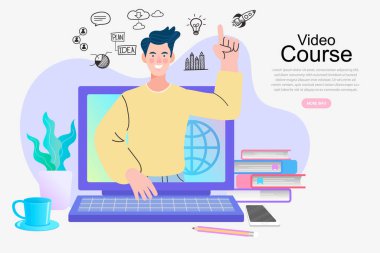 İş arkadaşlarımla görüntülü görüşme. Ev kavramından iş için telekonferans. Videokonferans ve çevrimiçi toplantı çalışma alanı. Finans, yeni iş için hedef.