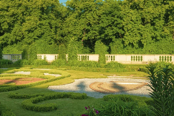 Фото Ландшафтного Дизайну Міському Парку Дизайн Саду Королівський Стиль — стокове фото