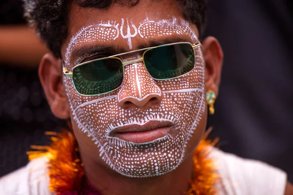 Гуджарат Индия Марта 2017 Года Племя Ратва Принимает Участие Традиционном — стоковое фото