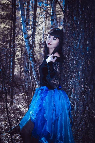 Bruja en el bosque — Foto de Stock