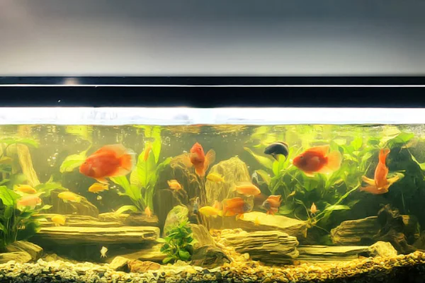 Many Fish Aquarium — Stock Photo, Image