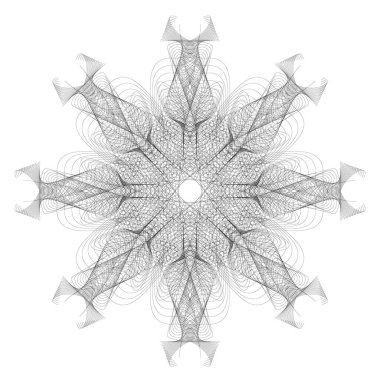 vektöre göre çizgiler dairesel desen tasarımından siyah logo