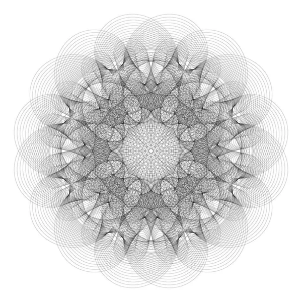 Siyah çizgiler vektör ile bu sembol logo sanat tasarımı ile harmanlanır.