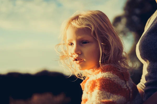 Young mother with cute daughter — Stock Photo, Image