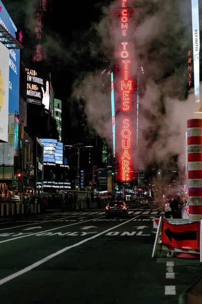 New York City Times Square Symbolizes Prosperity Mod — Stock Photo, Image