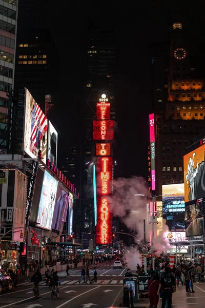 Nova Cidade Iorque Times Square Simboliza Prosperidade Mod — Fotografia de Stock