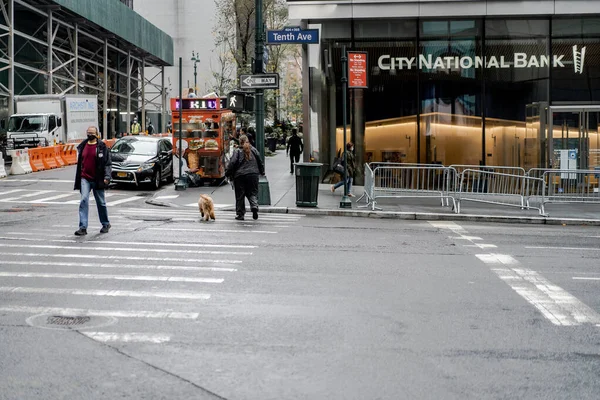 纽约街道 城市居民 — 图库照片
