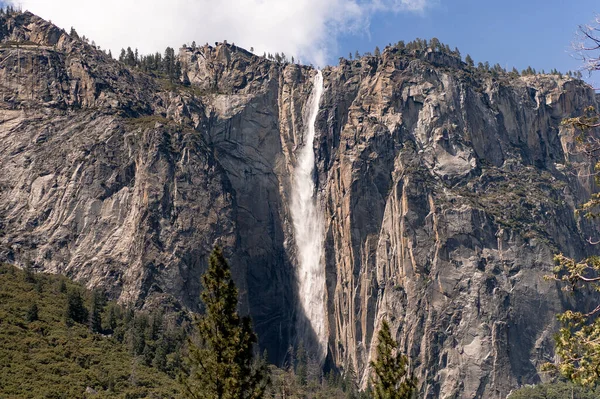 Valle Yosemite Parque Nacional Yosemite Cascada —  Fotos de Stock
