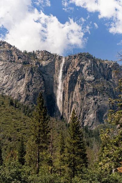 Valle Yosemite Parque Nacional Yosemite Cascada — Foto de Stock
