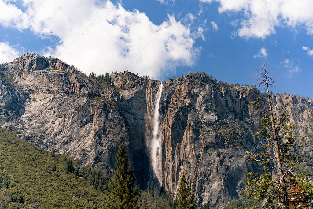 Yosemite Valley. Yosemite National Park, Waterfall