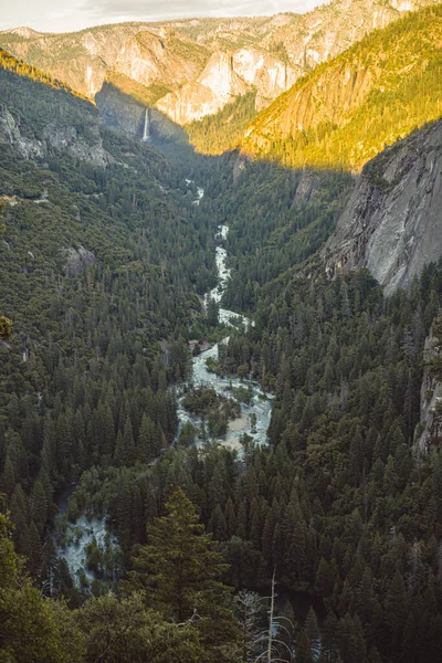 Vista Sobre Vale Yosemite — Fotografia de Stock