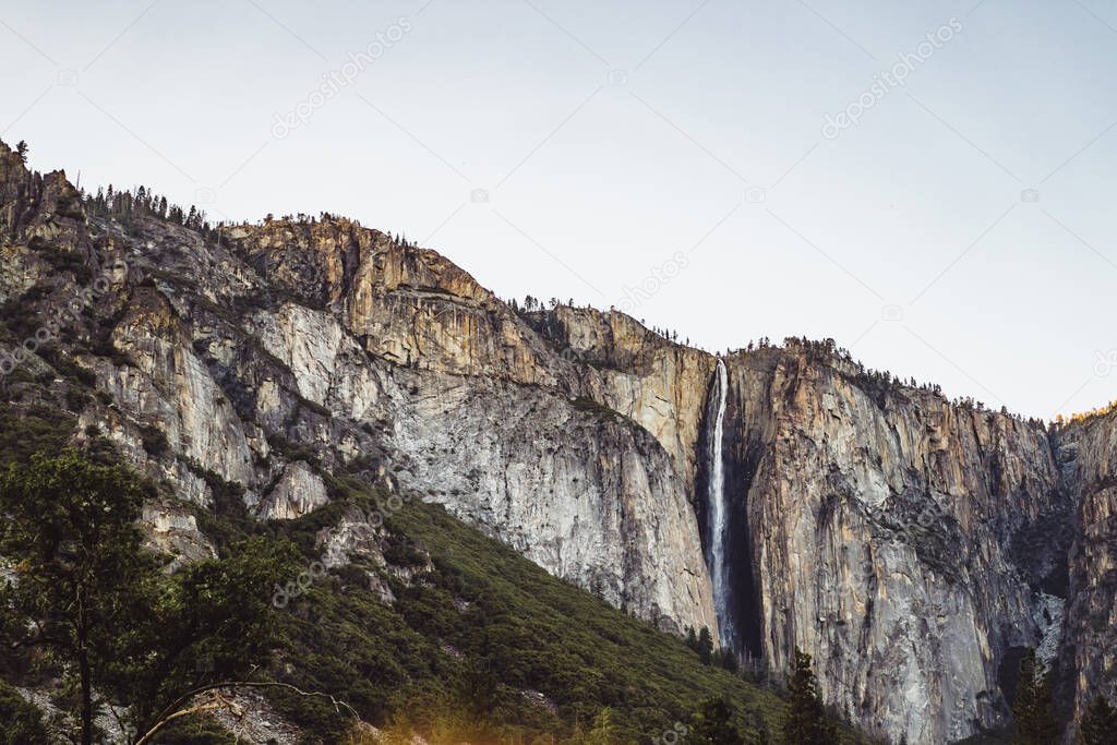 mountain Valley of Yosemite