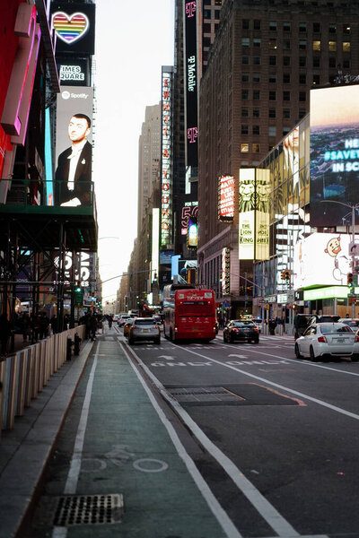 New York Manhattan Times Square, advertising banners.