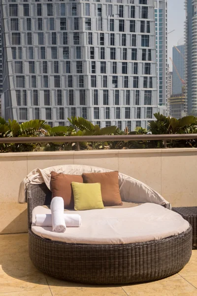 Leżak Dwuosobowy, Dubai — Zdjęcie stockowe