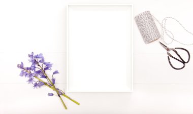 Stok fotoğraf ile beyaz resim çerçevelemek tarz