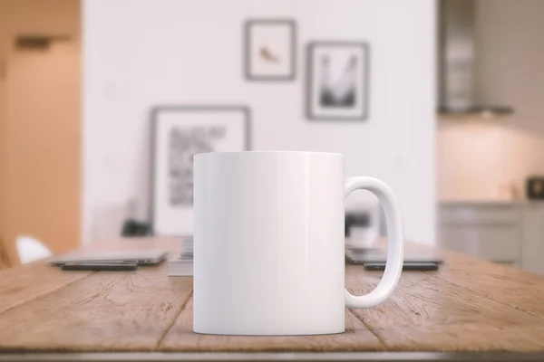 Imagem de Mockup de caneca de estoque estilo — Fotografia de Stock