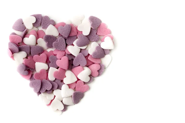 Heart shaped candy — Stock Photo, Image