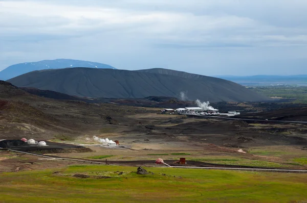 Geothermal facilities — Stock Photo, Image