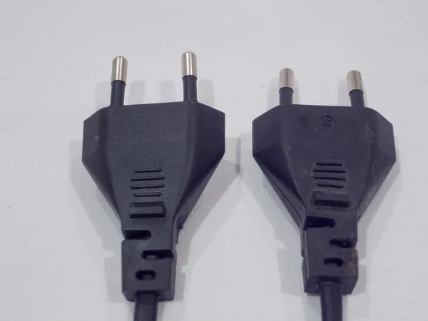 Power cable with plug connection — Stock Photo, Image