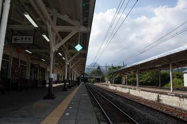 Tågstationen i Nikko — Stockfoto