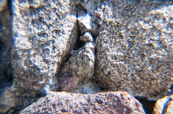 Muro di rocce in rovina — Foto Stock