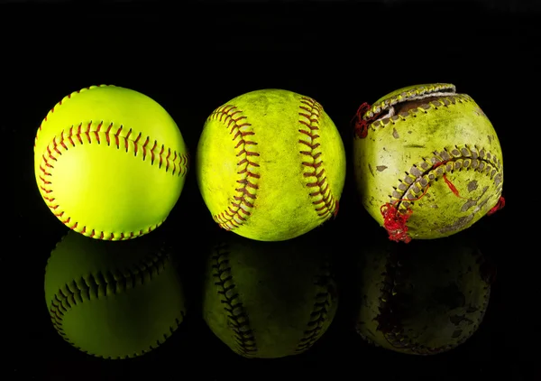 The lifecycle of the softball — Stock Photo, Image