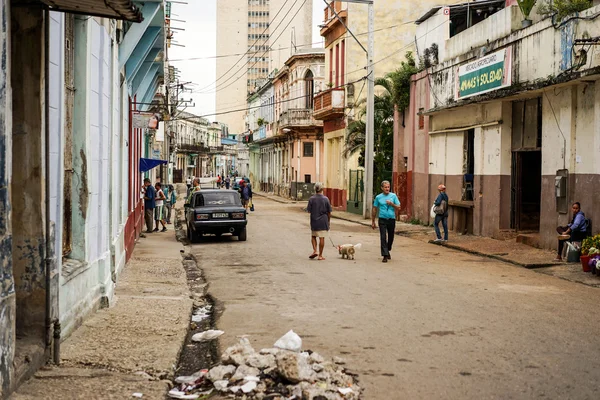 Ulicy w Hawanie, na Kubie — Zdjęcie stockowe