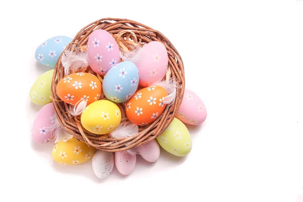 Coloridos huevos de Pascua — Foto de Stock