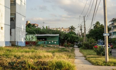 Zavallı konut yerleşim bölgesinde 