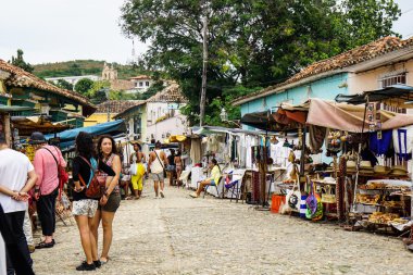 Trinidad, Küba'nın merkezinde sokak