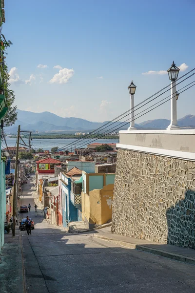 Strade di Santiago de Cuba — Foto Stock