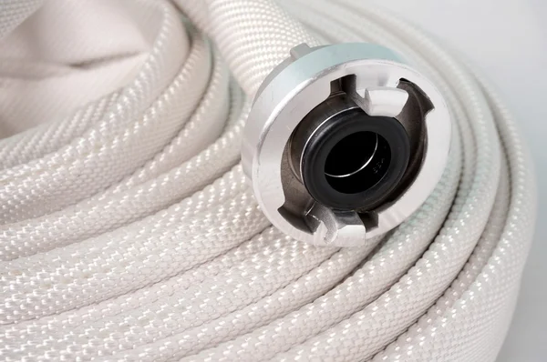 Water hose  Fire Hose with couplings — Stock Photo, Image