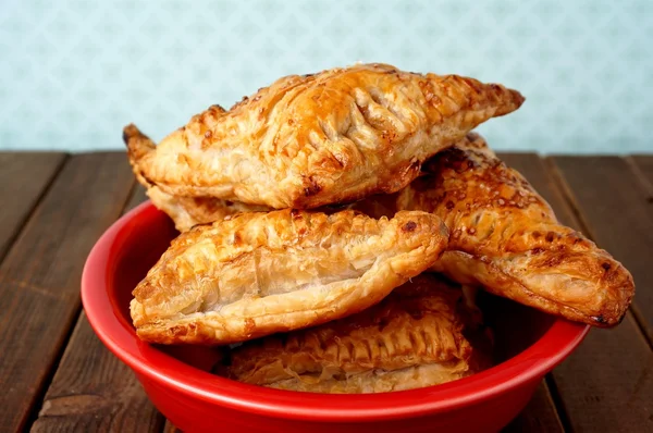 Pasteles daneses, bolsillos de manzana — Foto de Stock