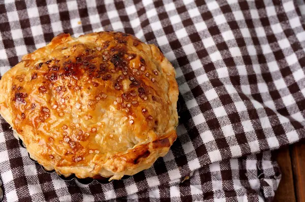 Dänisches Gebäck, Apfelkuchen — Stockfoto