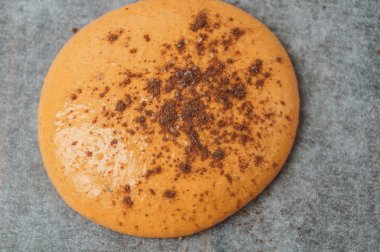 çiğ turuncu macaroons