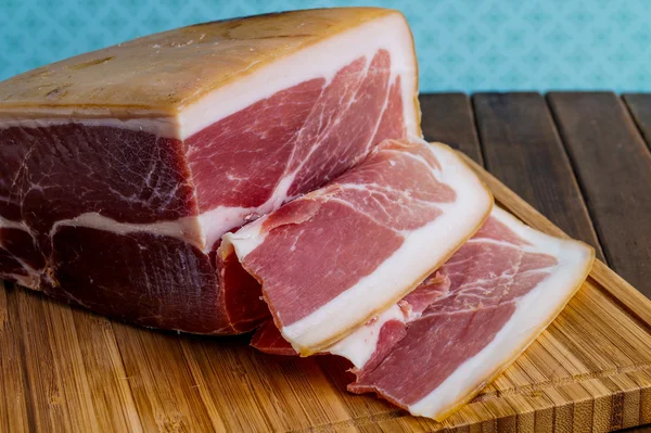 Whole prosciutto italian ham — Stock Photo, Image