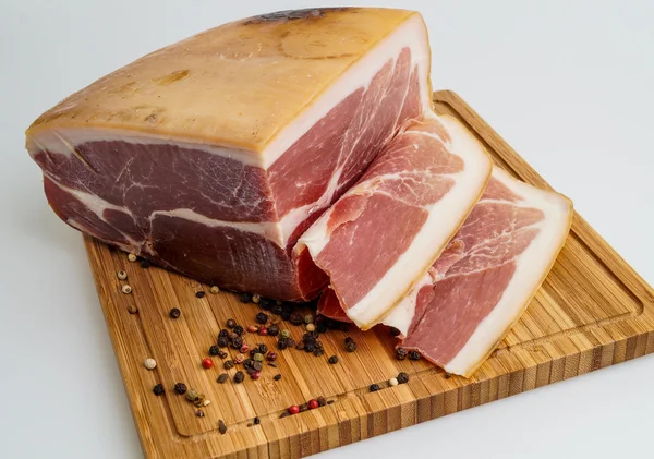 Whole prosciutto italian ham — Stock Photo, Image