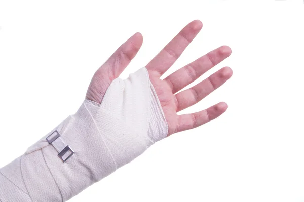 Sprained hand — Stock Photo, Image