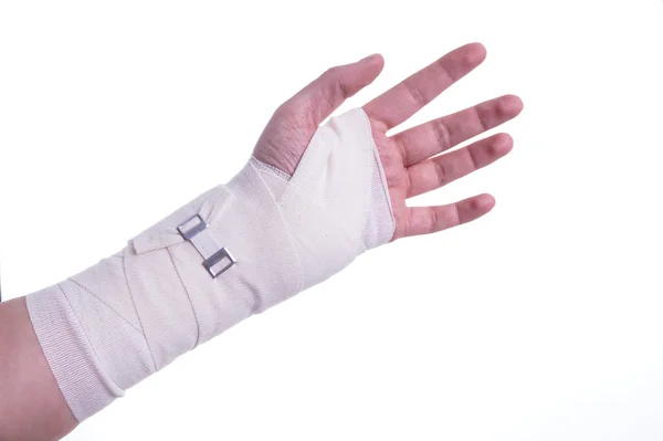 Sprained hand — Stock Photo, Image