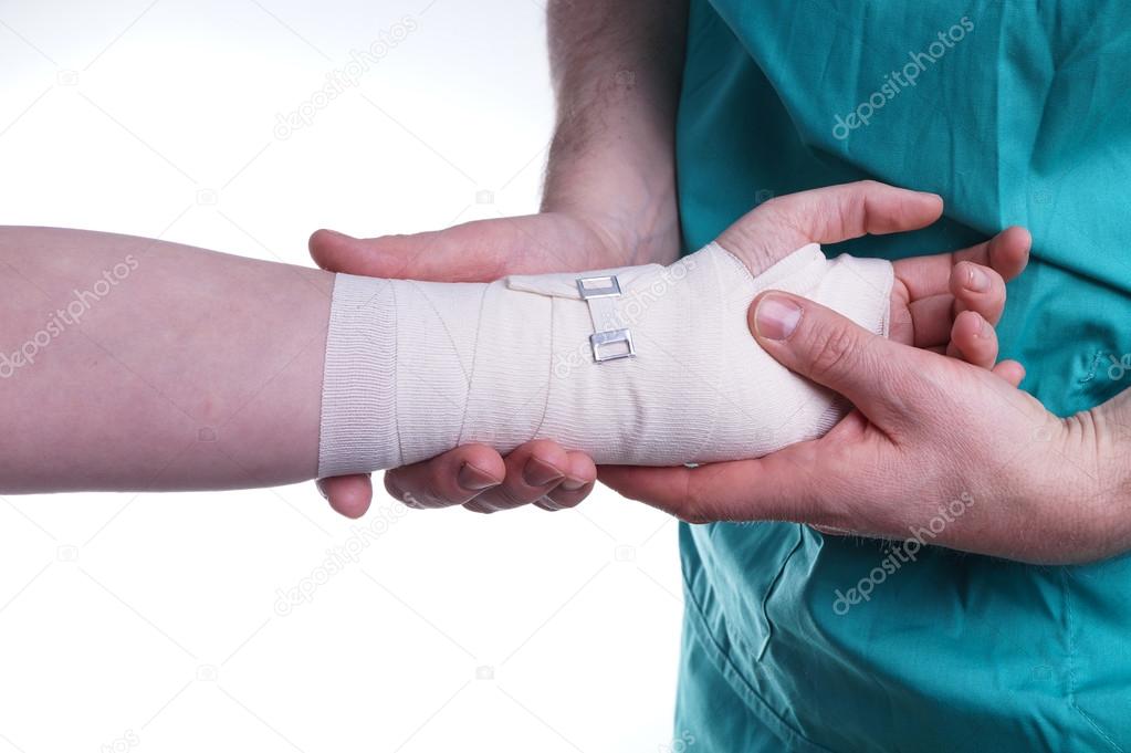 Sprained hand