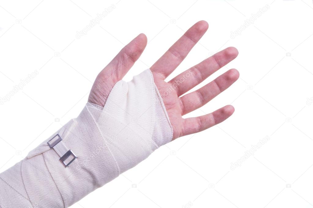 Sprained hand