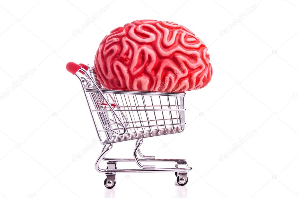 Brain and shopping cart